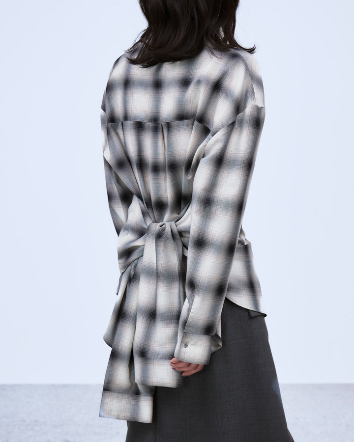 MULTIWAY SLEEVE CHECK SHIRT