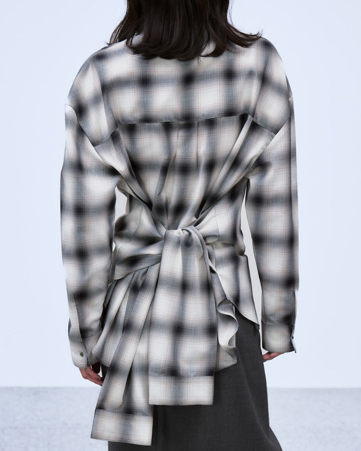 MULTIWAY SLEEVE CHECK SHIRT