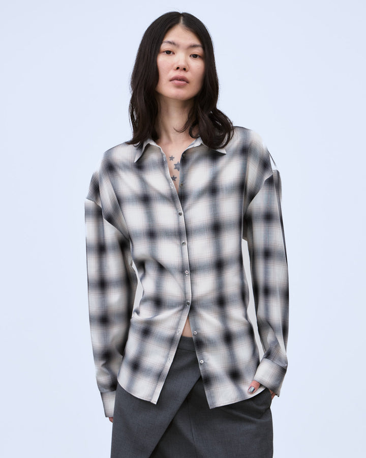 MULTIWAY SLEEVE CHECK SHIRT