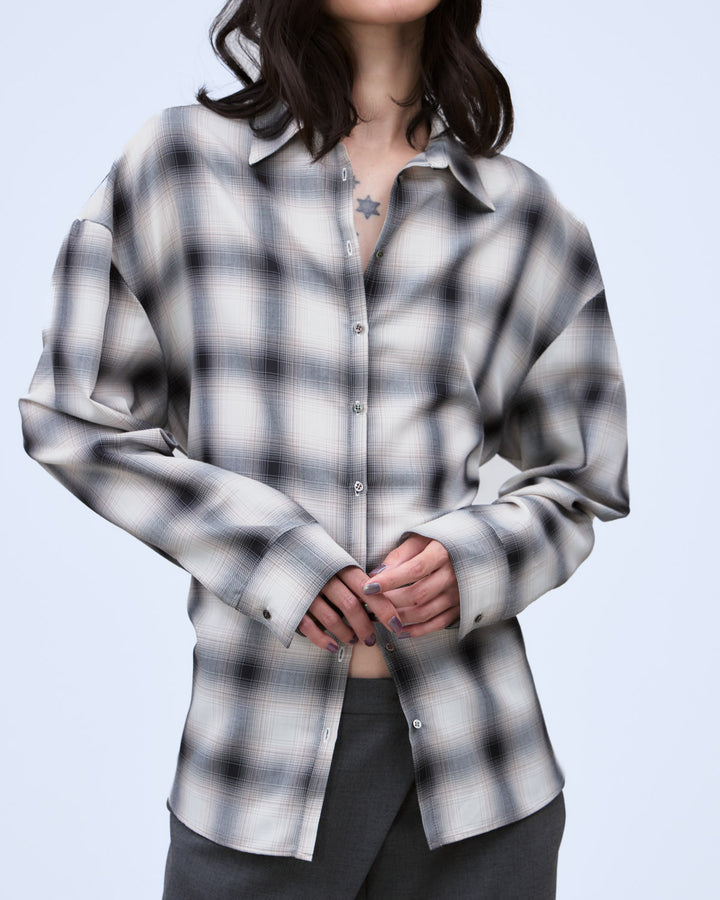 MULTIWAY SLEEVE CHECK SHIRT