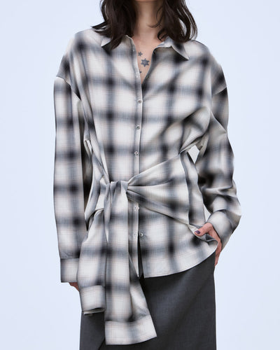 MULTIWAY SLEEVE CHECK SHIRT