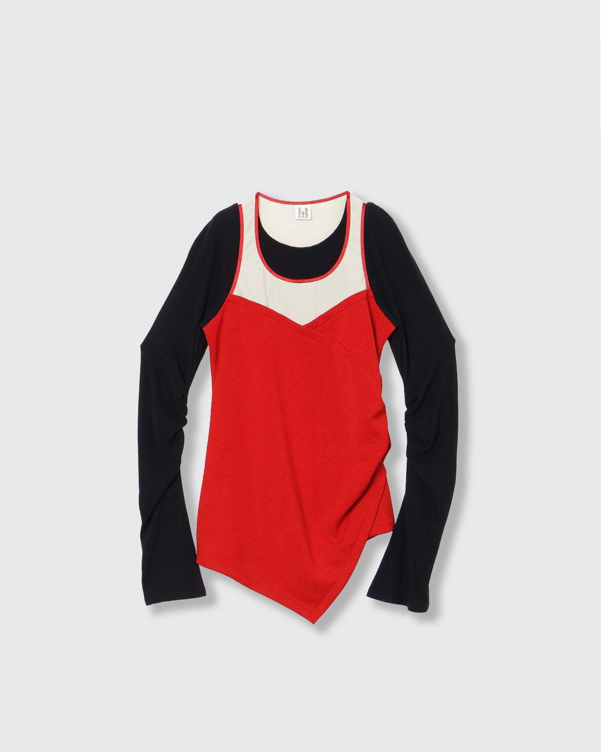 トップス tear3 BUSTIER LAYERED RIB TOPS | | STORE | THINGS THAT MATTER ONLINE STORE