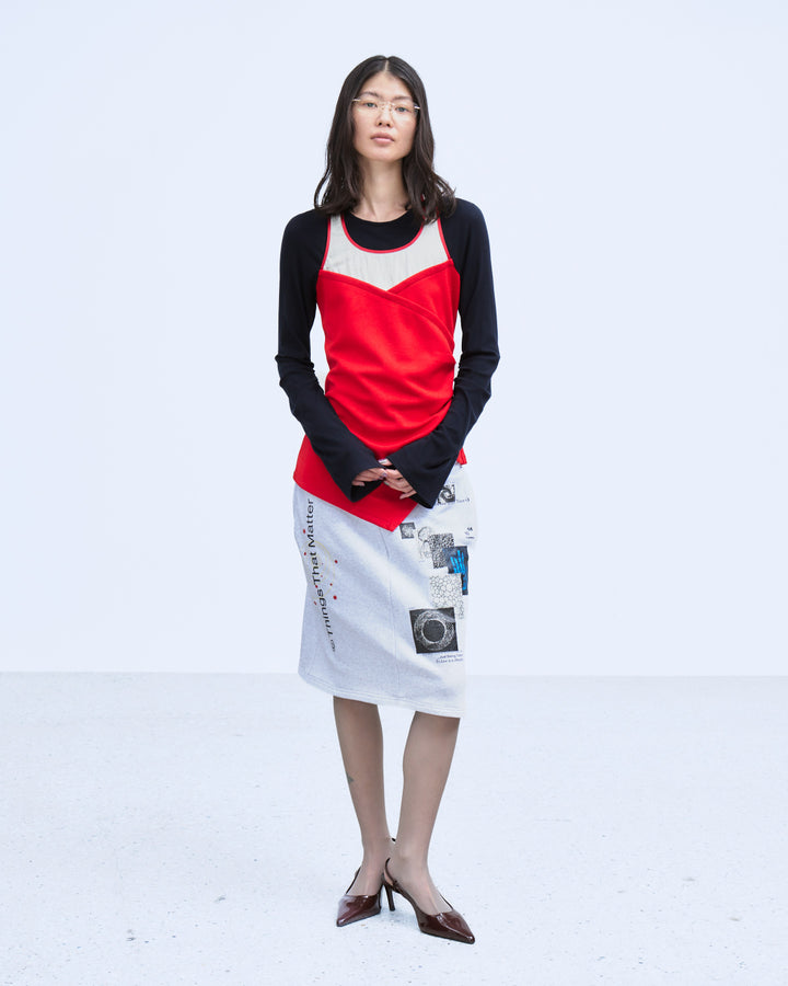BUSTIER LAYERED RIB TOPS