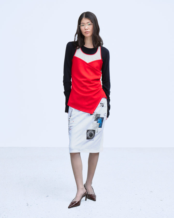 BUSTIER LAYERED RIB TOPS