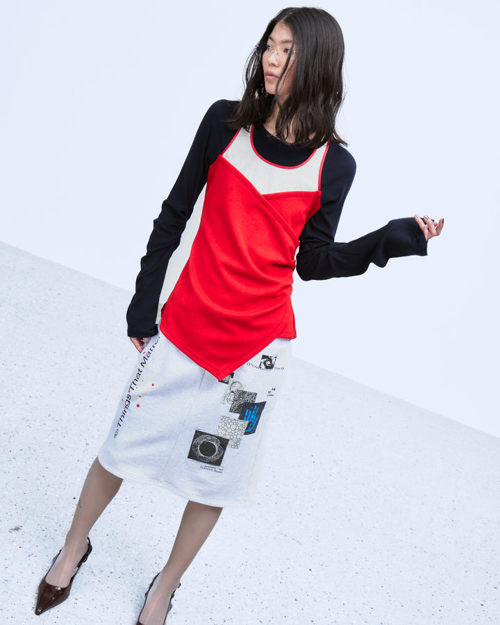 BUSTIER LAYERED RIB TOPS
