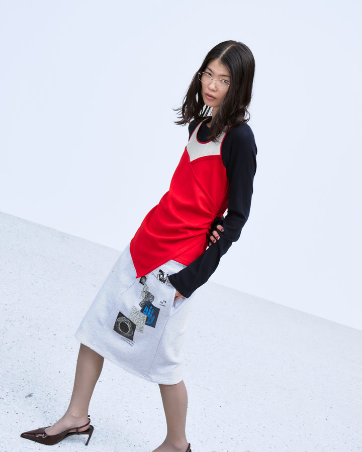 BUSTIER LAYERED RIB TOPS