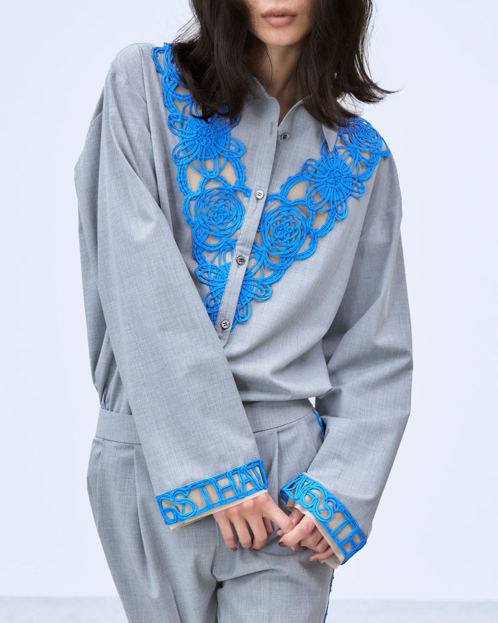MICROCOSMOS LACE SHIRT