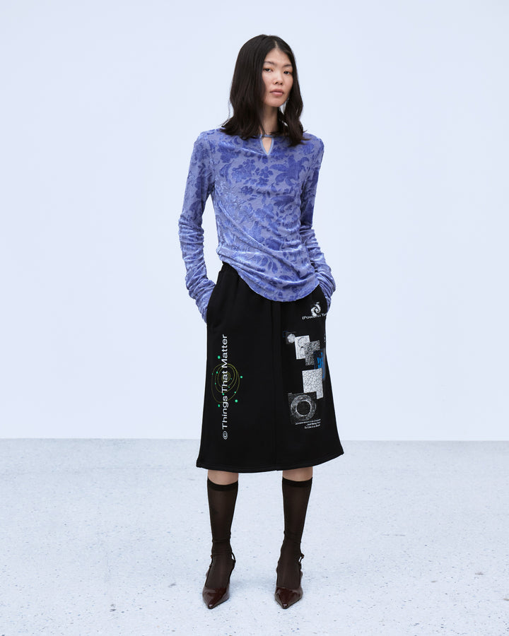 MICROCOSMOS GRAPHIC SKIRT