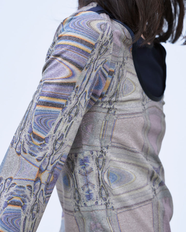 MICROCOSMOS PRINT CUTOUT TOPS
