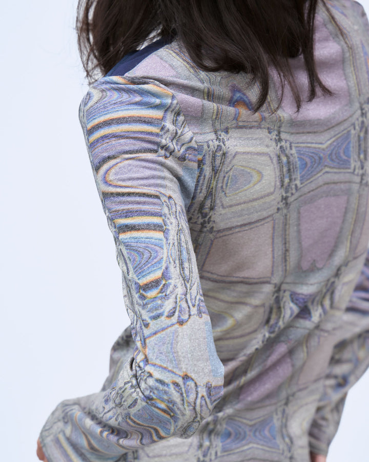 MICROCOSMOS PRINT CUTOUT TOPS