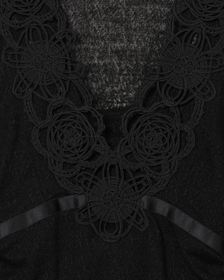 MICROCOSMOS LACE SHEER TOPS