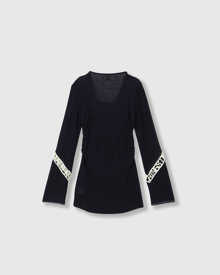 MICROCOSMOS LACE SHEER TOPS