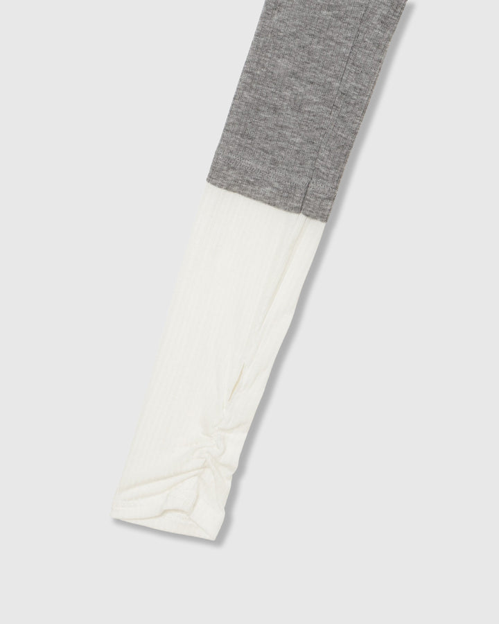 TWO-TONE SHEER RIBBED TOPS