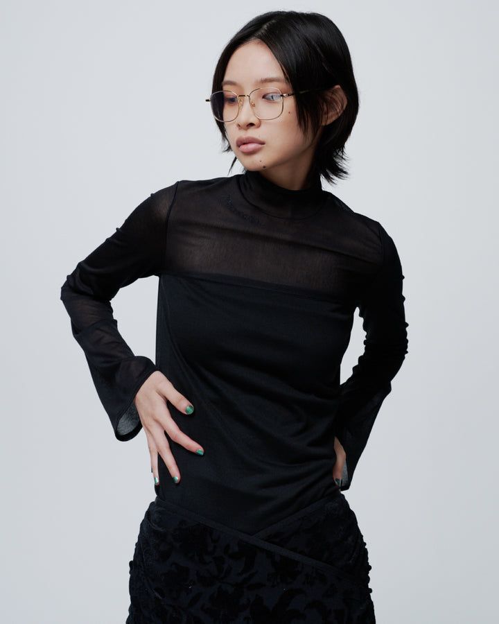 BOTTLENECK SHEER TOPS