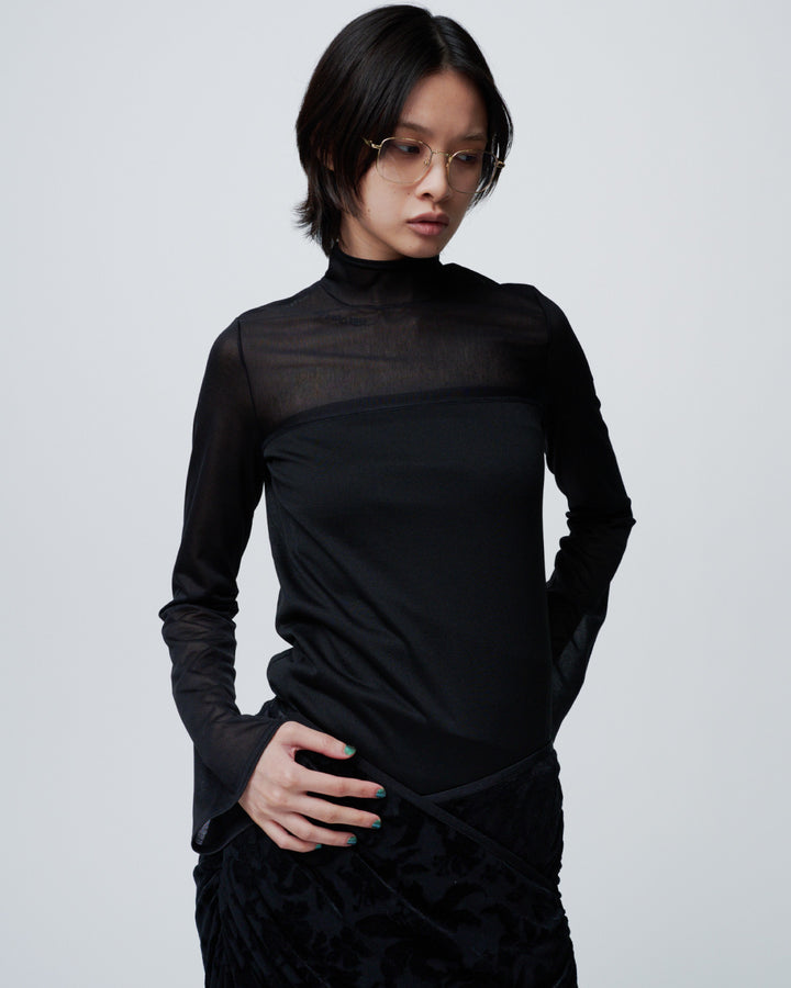 BOTTLENECK SHEER TOPS