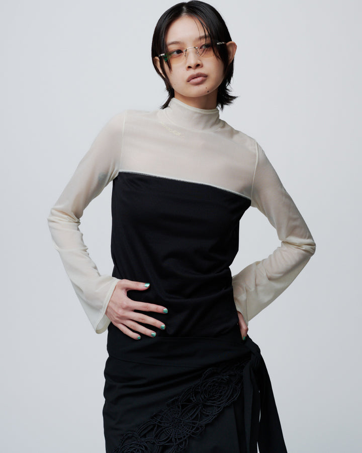 BOTTLENECK SHEER TOPS