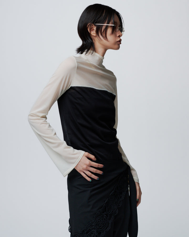 BOTTLENECK SHEER TOPS