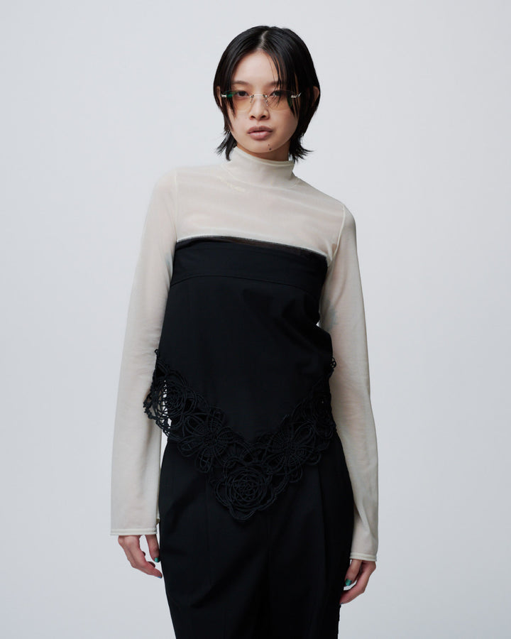 BOTTLENECK SHEER TOPS
