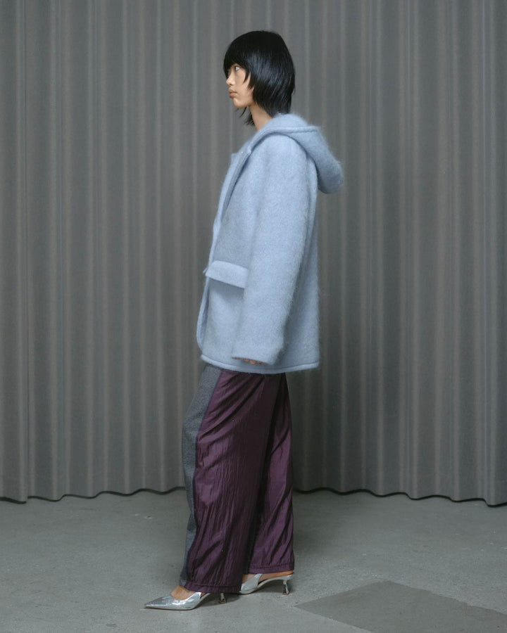 MOHAIR HOODIE JACKET