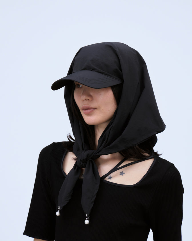 SCARF DESIGN NYLON CAP