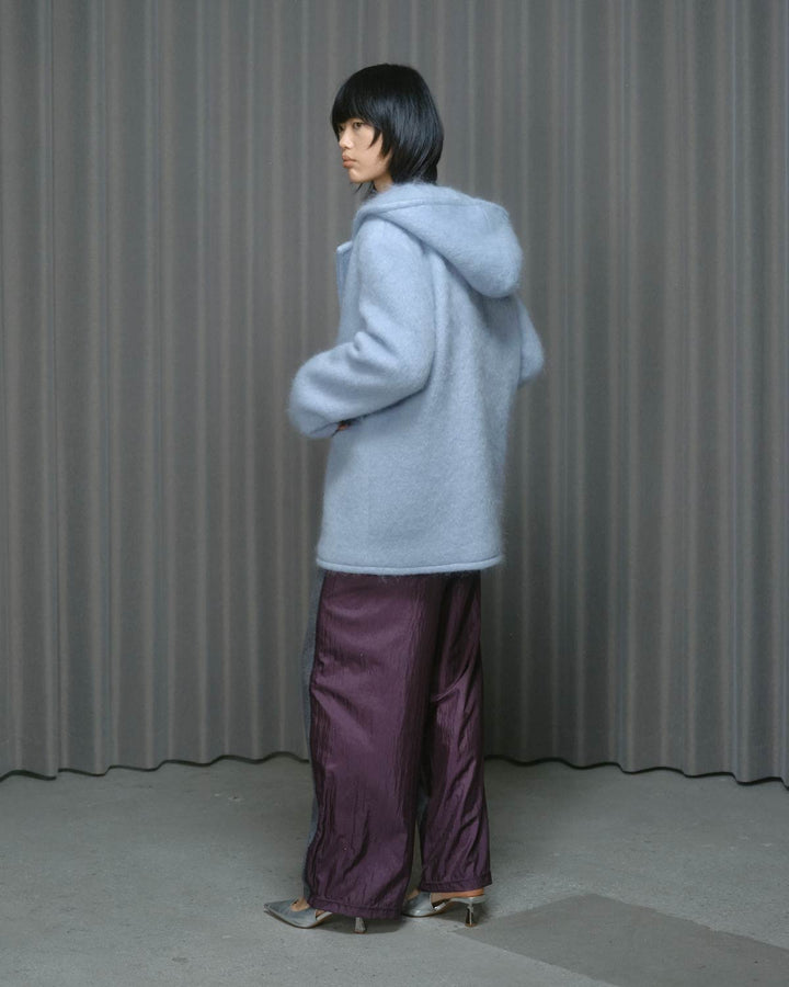 MOHAIR HOODIE JACKET