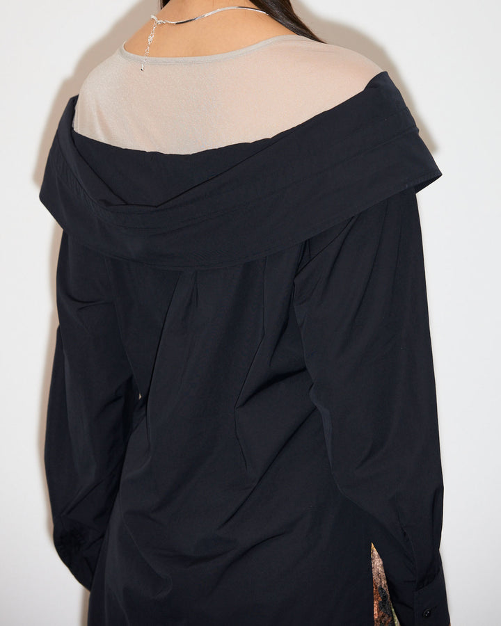 PRETENSE OFF-SHOULDER MANY WAY SHIRTS