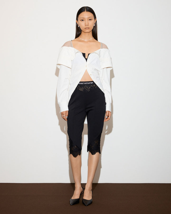 PRETENSE OFF-SHOULDER MANY WAY SHIRTS