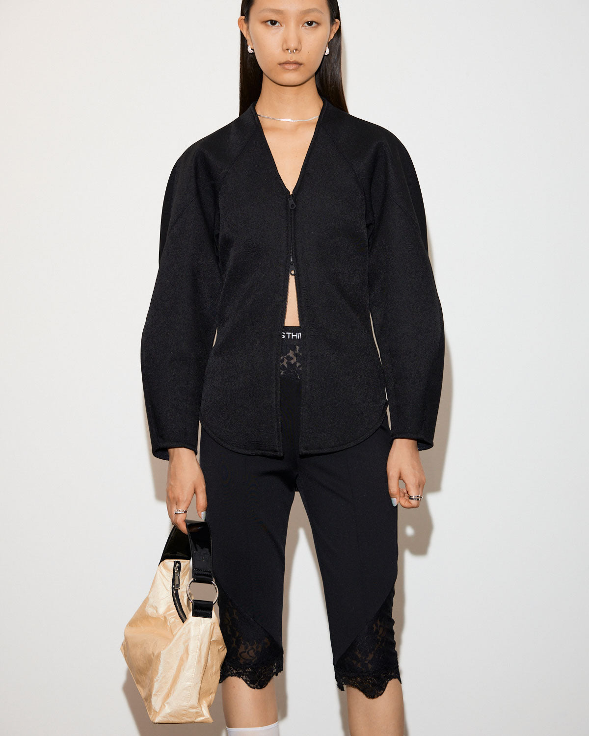 DOUBLE KNIT V-NECK JACKET | SENSE 16_ | STORE | THINGS THAT MATTER