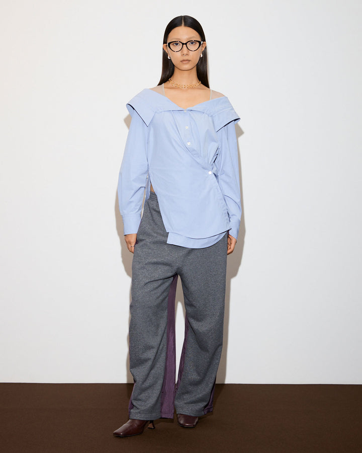 PRETENSE OFF-SHOULDER MANY WAY SHIRTS