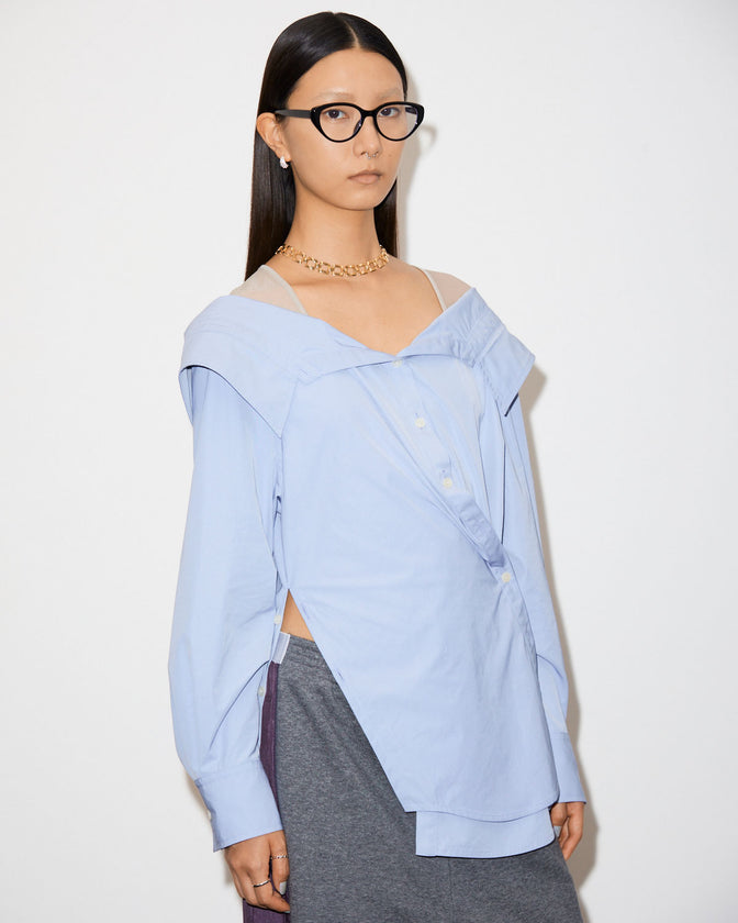 PRETENSE OFF-SHOULDER MANY WAY SHIRTS