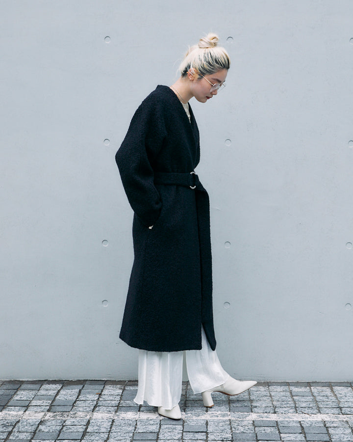 WOOL LOOP JERSEY LONG COAT【受注終了】