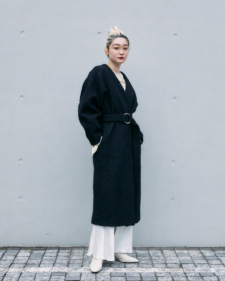 WOOL LOOP JERSEY LONG COAT【受注終了】