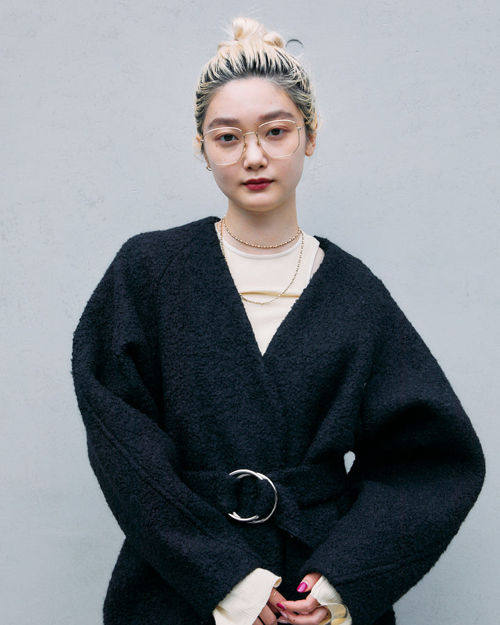 WOOL LOOP JERSEY LONG COAT【受注終了】