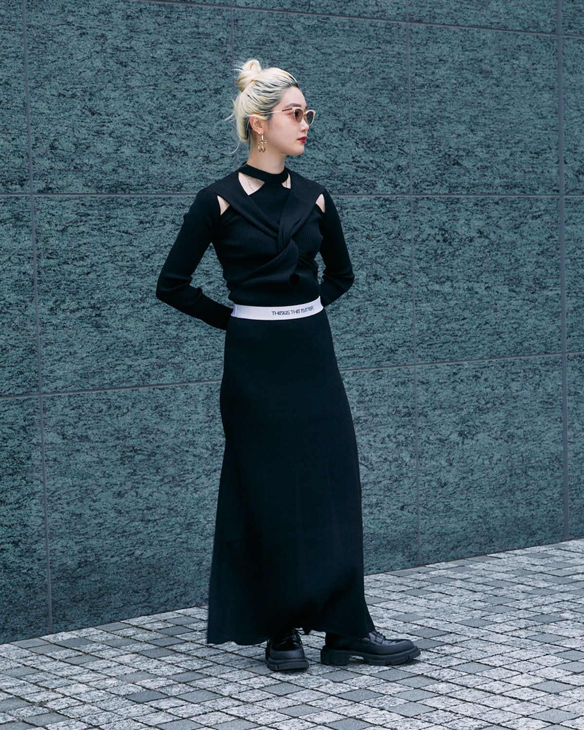 KNIT MAXI SKIRT【早期お届け】 | NO SENSE | STORE | THINGS THAT