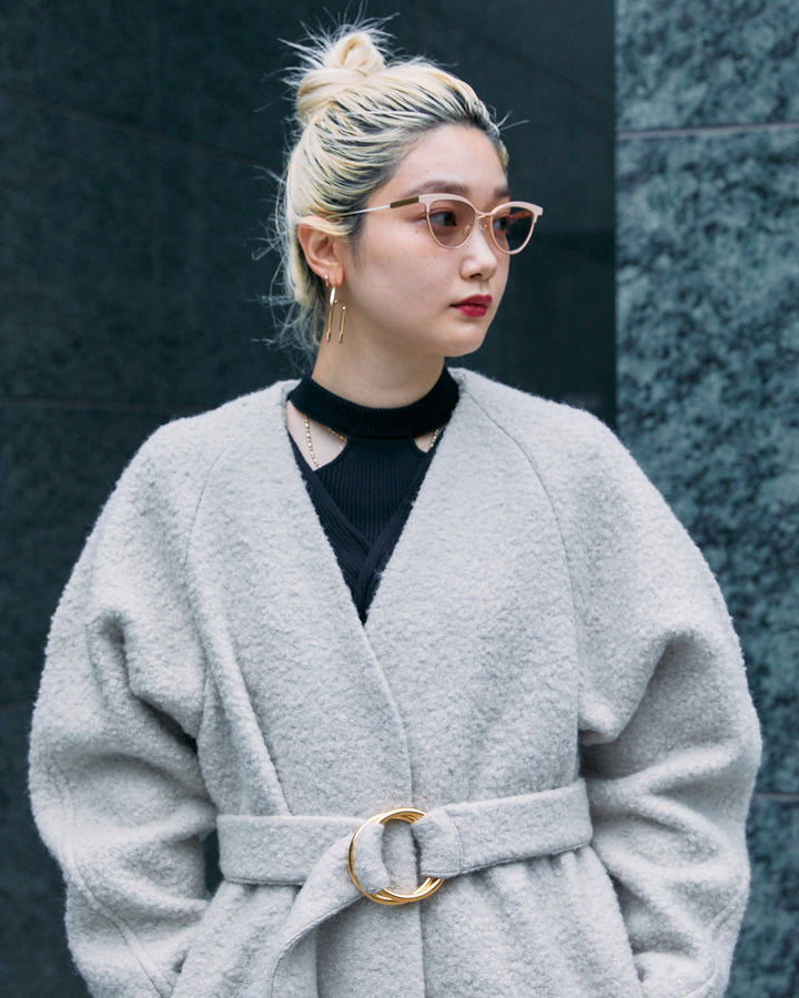 WOOL LOOP JERSEY LONG COAT【受注終了】