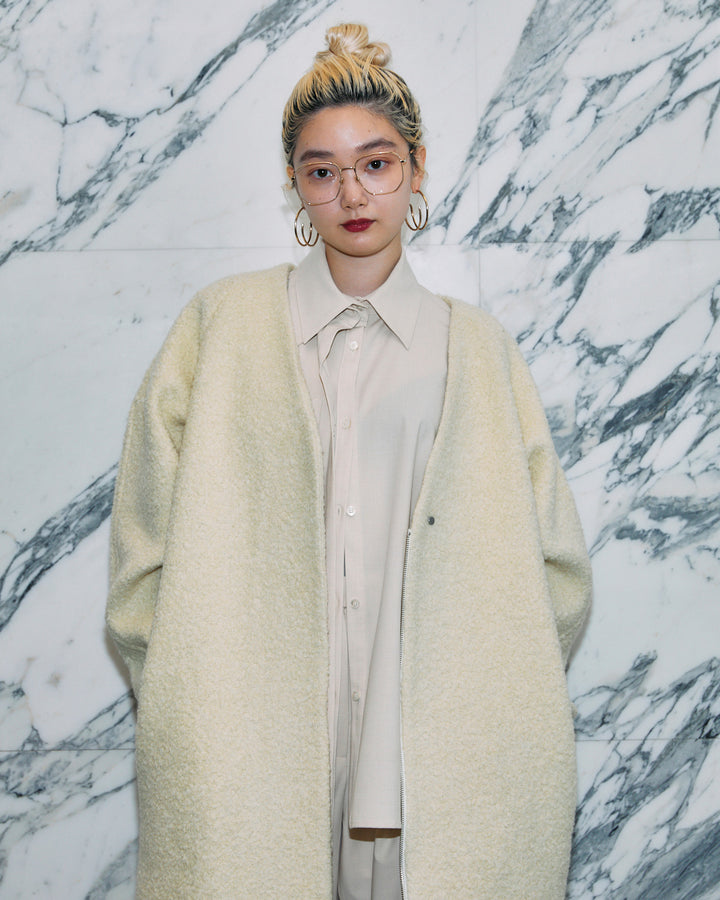 WOOL LOOP JERSEY LONG COAT【受注終了】