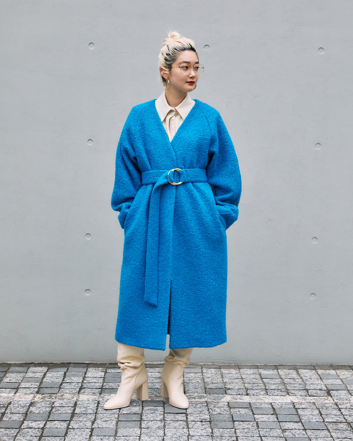 WOOL LOOP JERSEY LONG COAT【受注終了】