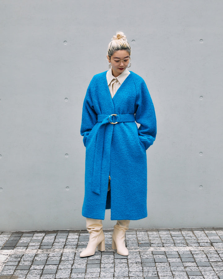 WOOL LOOP JERSEY LONG COAT【受注終了】