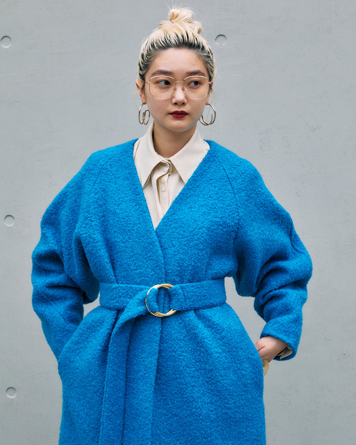 WOOL LOOP JERSEY LONG COAT【受注終了】