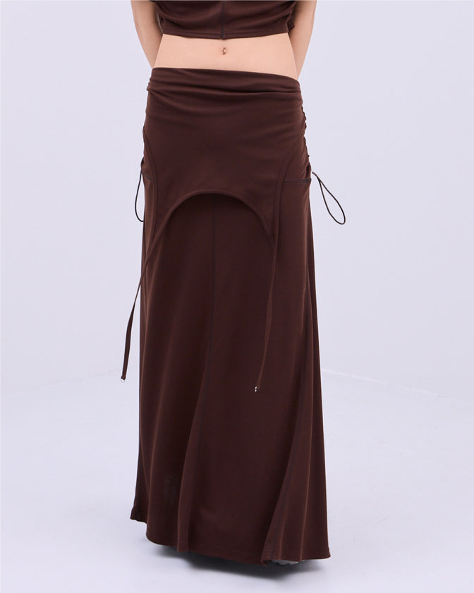 TWO WAY GATHERED DRESS & SKIRT