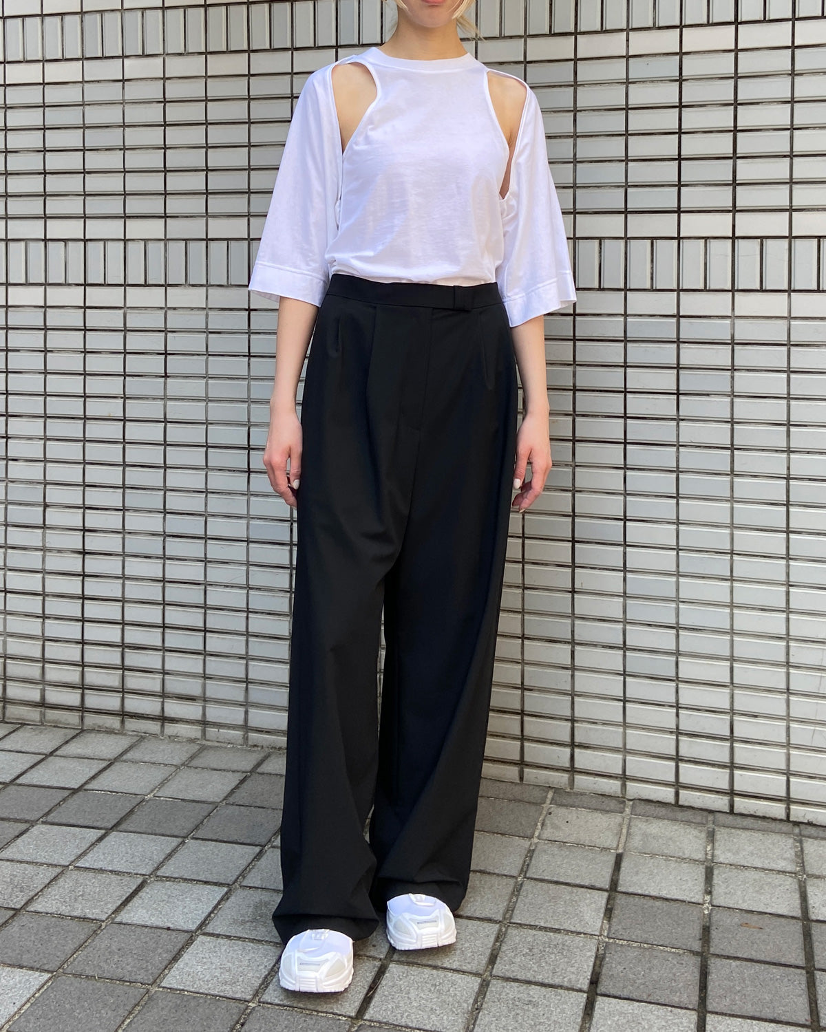 TOBELLE ワイドパンツ 黒 TOBELLE ワイドパンツ 黒