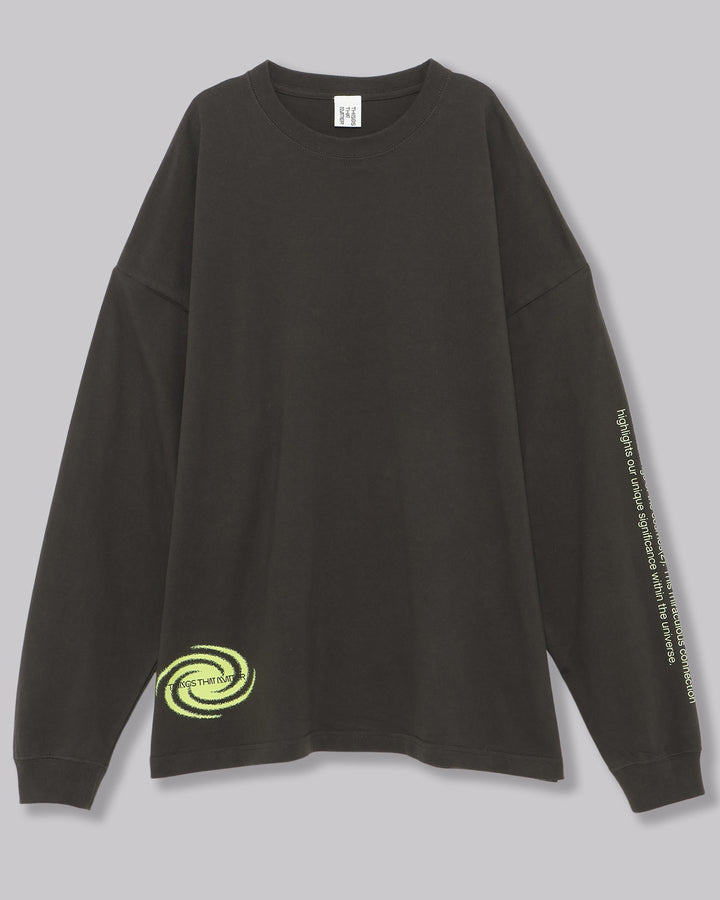 BREATHING PRINT LONG SLEEVE T-SHIRT