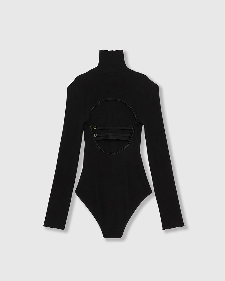 SKIN BREATHING OPEN BACK BODY SUIT