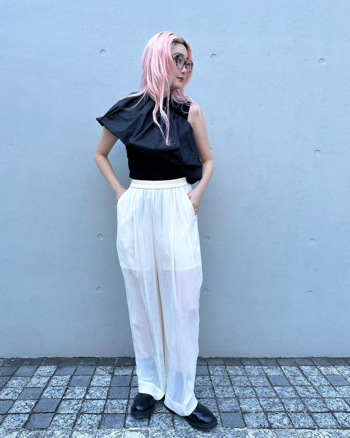 SLEEVELESS TANK & PEPLUM SET TOPS