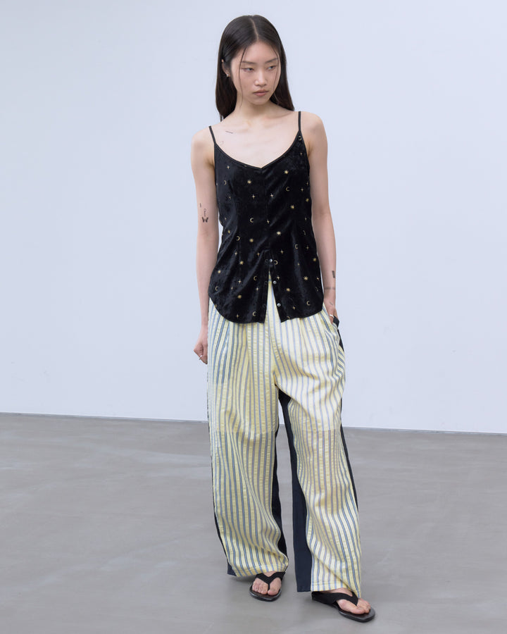 STICKER PRINT VELOUR CAMISOLE