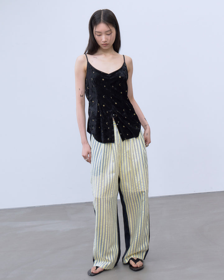 STICKER PRINT VELOUR CAMISOLE