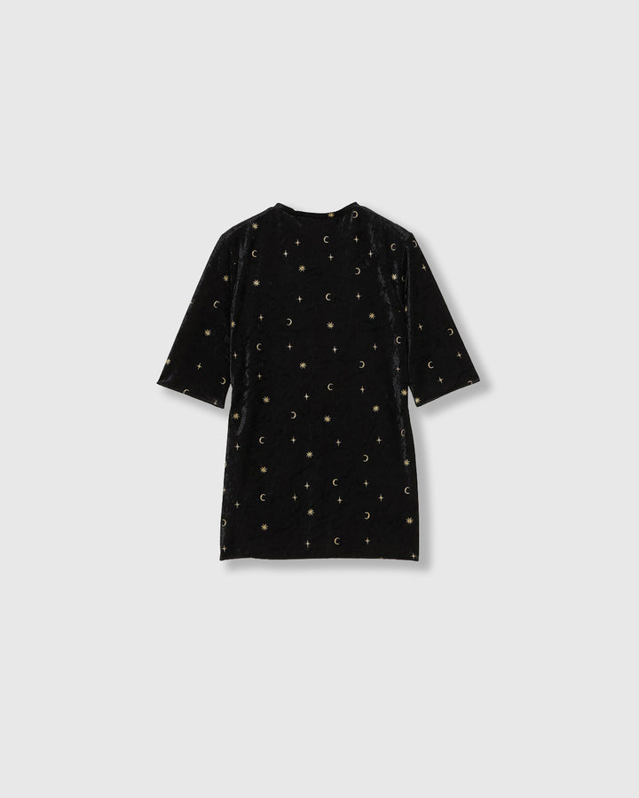 STICKER PRINT VELOUR TOPS