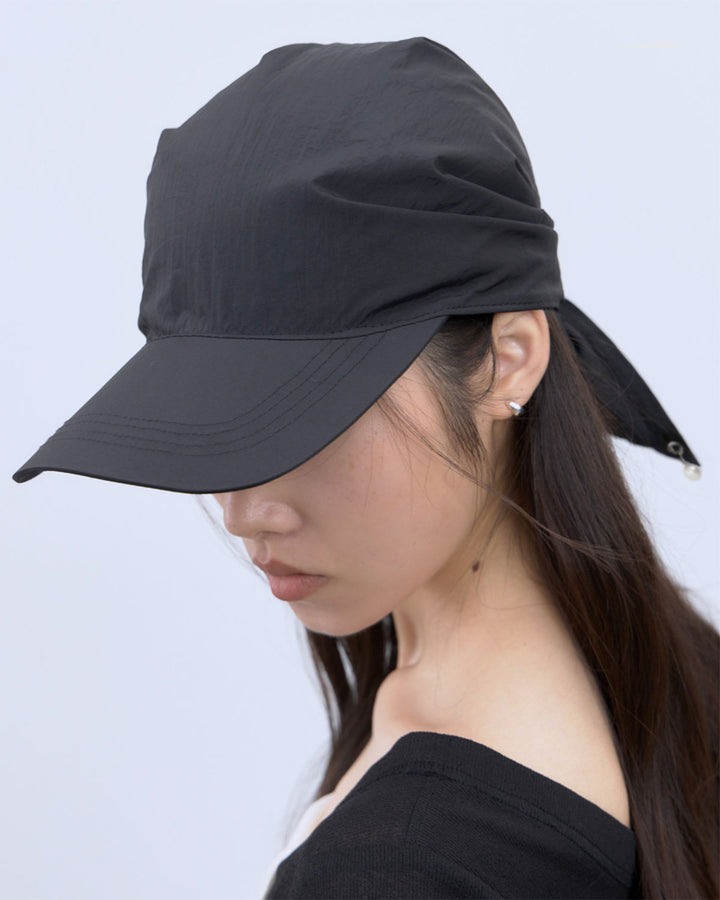 SCARF DESIGN NYLON CAP