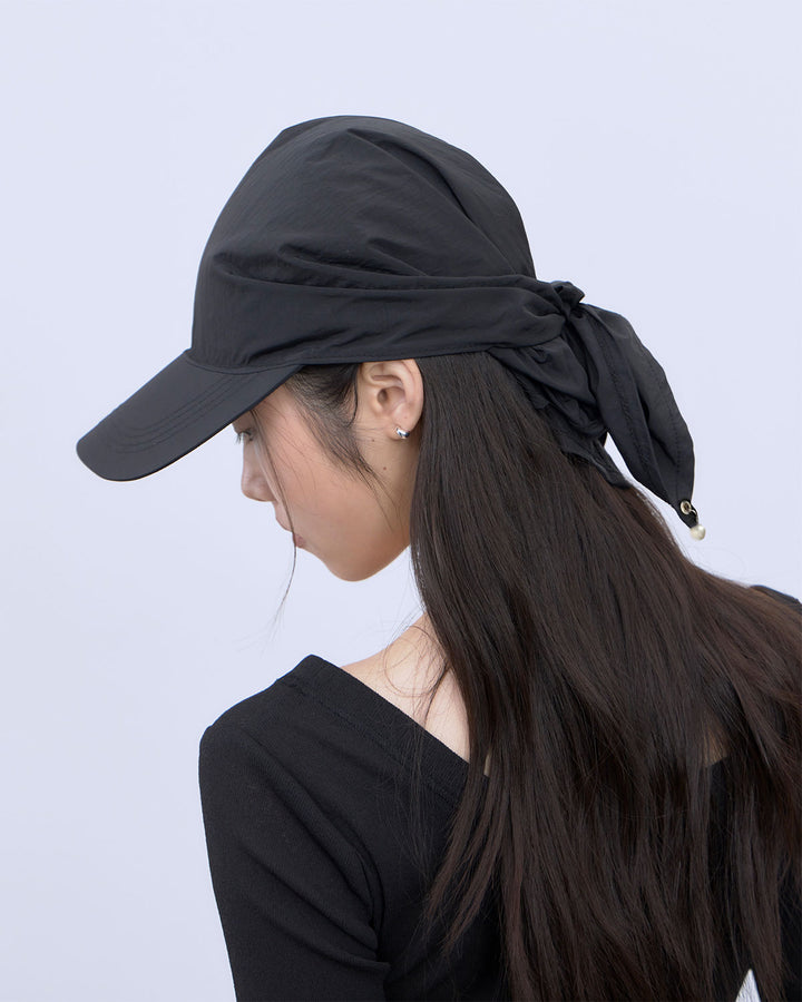 SCARF DESIGN NYLON CAP