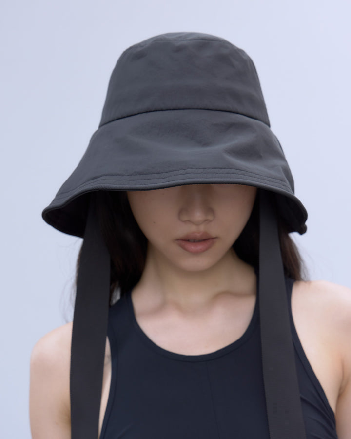 RIBBON DESIGN NYLON HAT